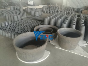 1. RBSC Liners, Lub khob hliav qab, spigots