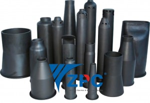 Cone carbosilice Boquilla Sisic tubo Buner