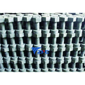Ceramic bolt and nut, RBSiC Screws