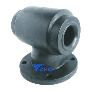 Flange vortex hollow cone nozzle