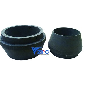 RBSiC (SiSiC) conical sleeve
