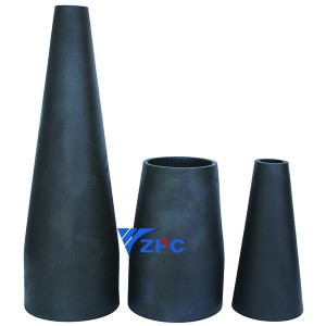 Reaction-bonded silicon carbide lining, Technical ceramic Taper sleeve
