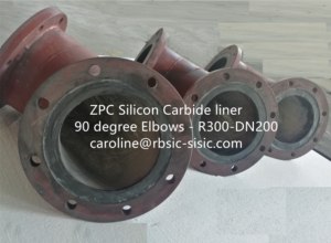 SiC ceramic lined Elbow