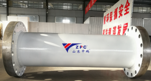 Wear resistant ceramic lined pipes