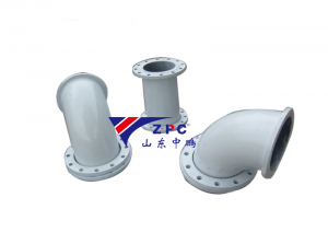 SiC wear resistant cone/pipe liner